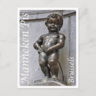 Belgien - Brüssel - Brüssel - Manneken Pis - Postkarte