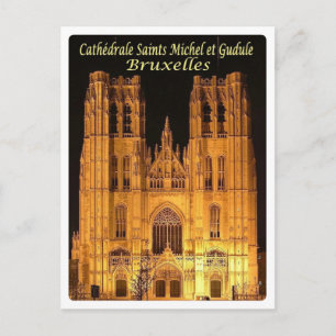 Belgien - Brüssel - Cathédrale Saints-Michel - Postkarte