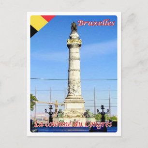 Belgien - Brüssel - La colonne du Congrès- Postkarte