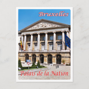Belgien - Brüssel - Palais de la Nation - Postkarte