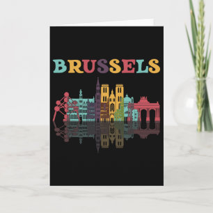 Belgien Brüssel Reise Familie Urlaub Europäisch T Karte