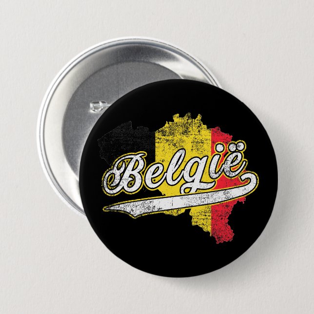 Belgien Button (Vorne & Hinten)
