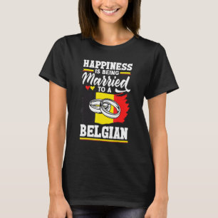 Belgien: Das Glück der belgischen Flagge ist Verhe T-Shirt