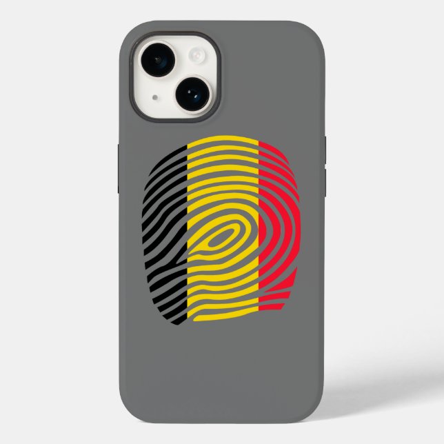 Belgien DNA Case-Mate iPhone Hülle (Rückseite)