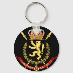 Belgien-Emblem Schlüsselanhänger