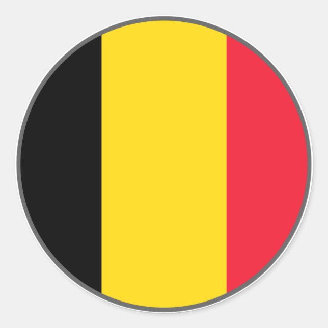 Belgien Euro Sticker (Vorderseite)