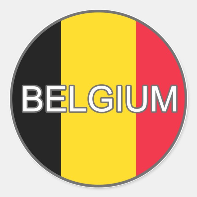 Belgien Euro Sticker (Vorderseite)