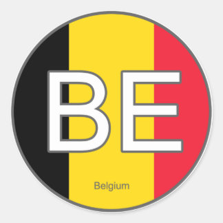 Belgien Euro Sticker