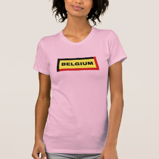 Belgien Farben für Flaggen T-Shirt