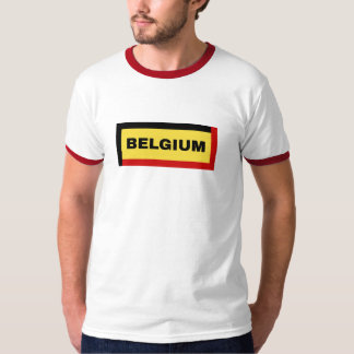 Belgien Farben für Flaggen T-Shirt