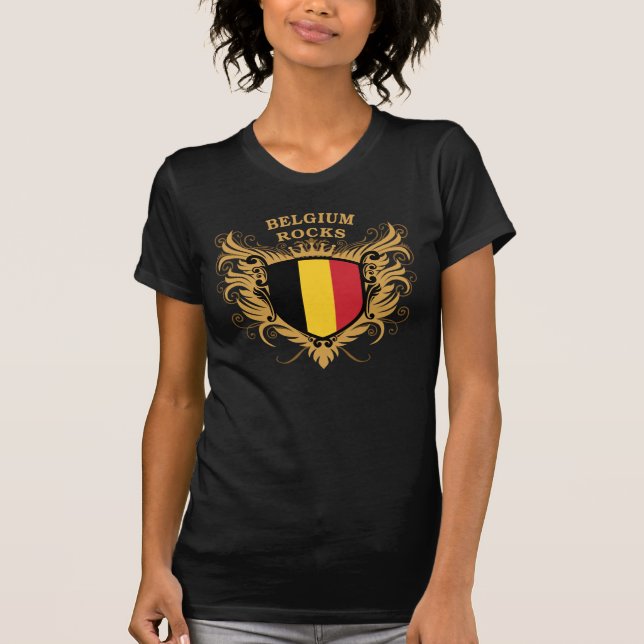 Belgien-Felsen T-Shirt (Vorderseite)