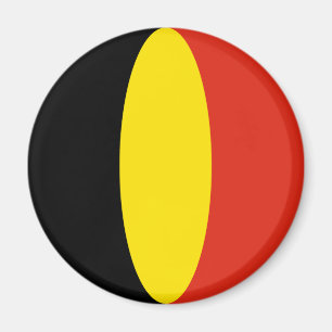 Belgien Fischaugen-Flagge-Magnet Magnet