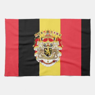 Belgien Flag & COA Handtuch