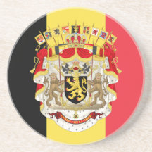 Belgien Flag & COA
