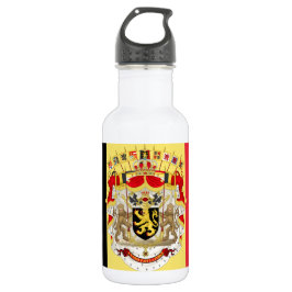 Belgien Flag & COA Trinkflasche