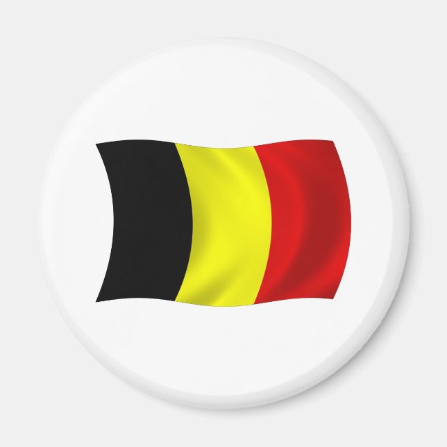 Belgien Flag Magnet (Vorne)