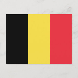 Belgien Flag Postkarte