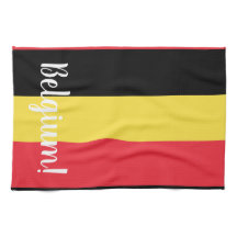 Belgien - Flag und Text