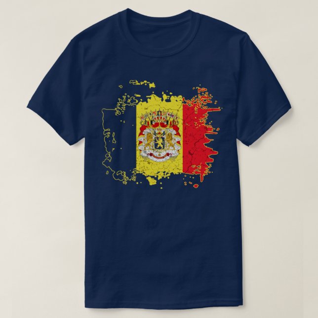 Belgien - Flagge1 T-Shirt (Design vorne)