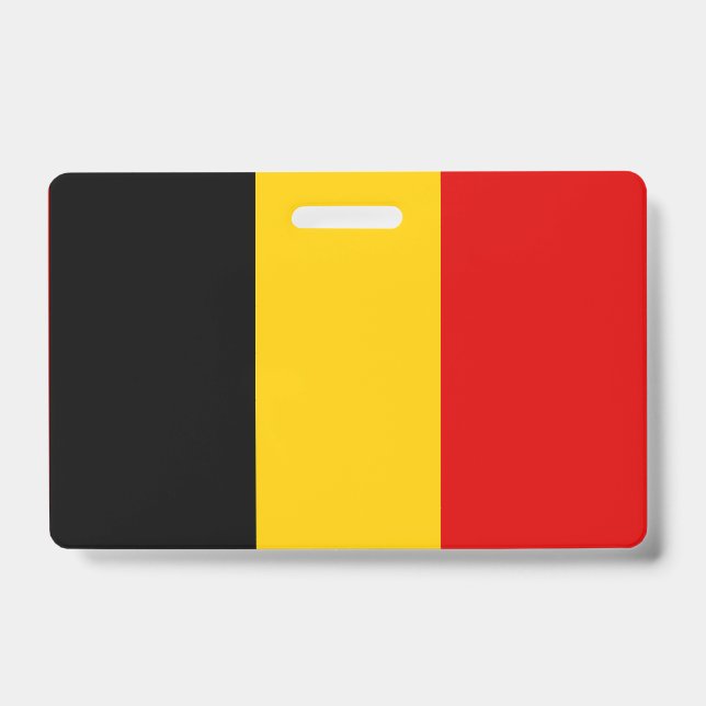 Belgien-Flagge Ausweis (Vorderseite)