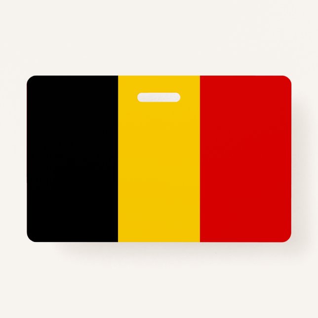 Belgien-Flagge Ausweis (Vorderseite)