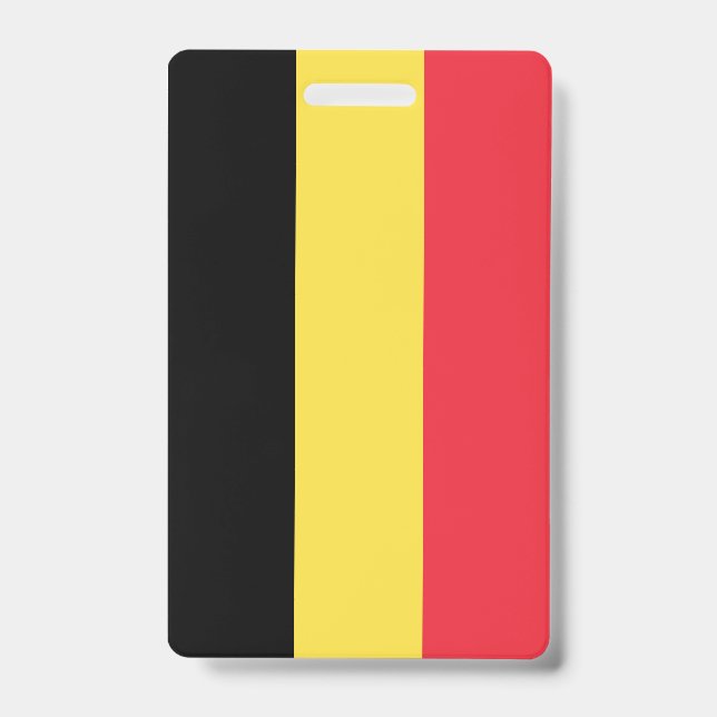 Belgien-Flagge Ausweis (Vorderseite)