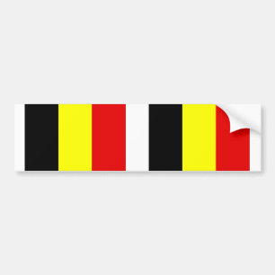 Belgien-Flagge Autoaufkleber