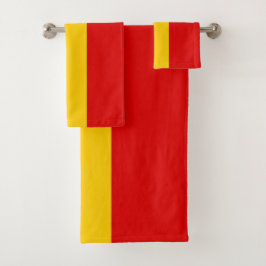 Belgien-Flagge Badhandtuch Set