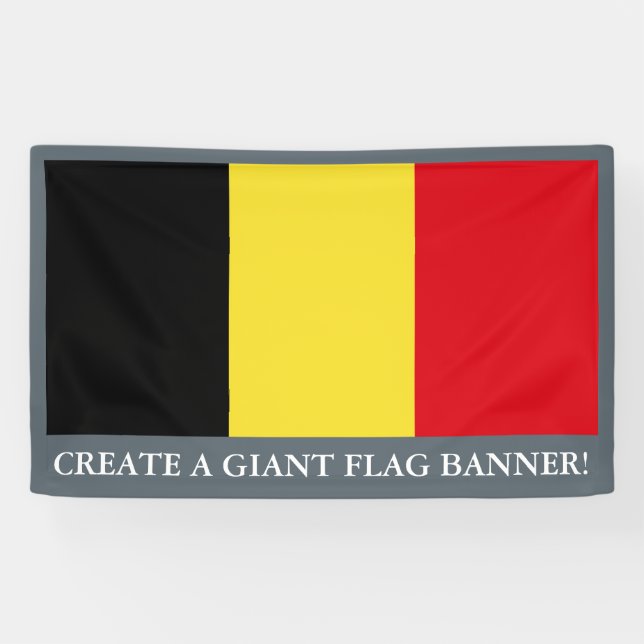 Belgien-Flagge Banner (Horizontal)