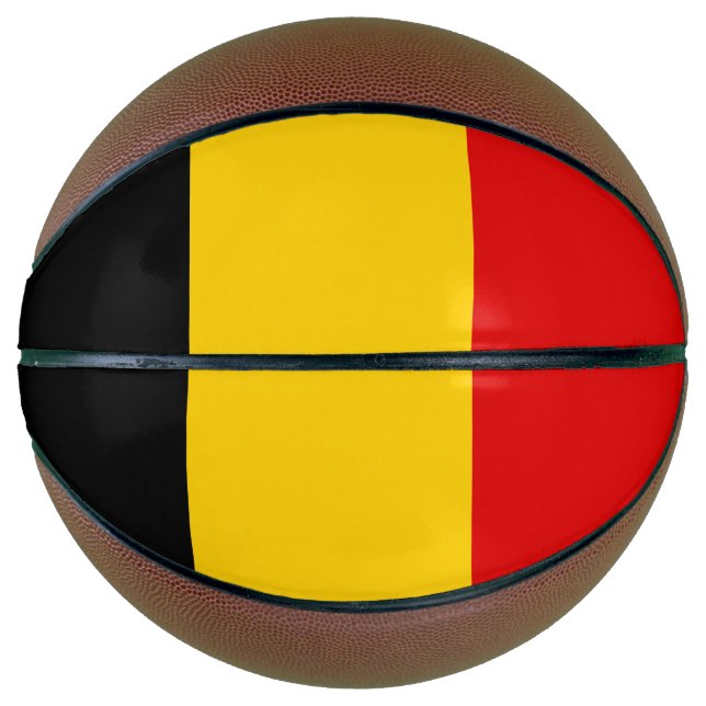 Belgien-Flagge Basketball (Vorderseite)