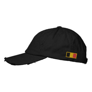 Belgien-Flagge Bestickte Kappe