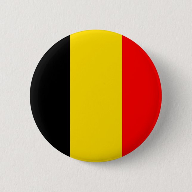 Belgien-Flagge Button (Vorderseite)