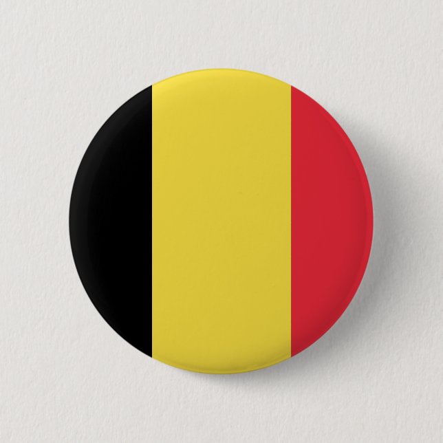 Belgien-Flagge Button (Vorderseite)