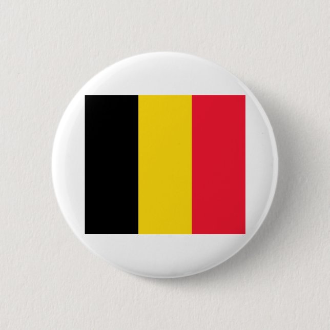 Belgien-Flagge Button (Vorderseite)