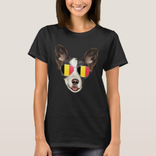 Belgien Flagge Cardigan Welsh Corgi Hund Belgien T T-Shirt