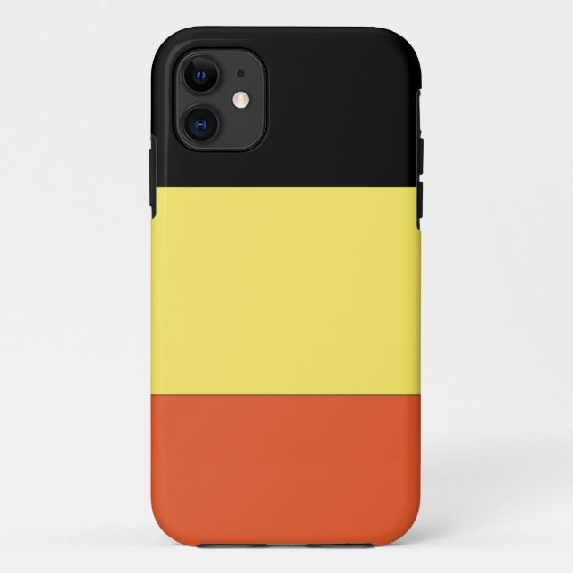 Belgien-Flagge Case-Mate iPhone Hülle (Rückseite)