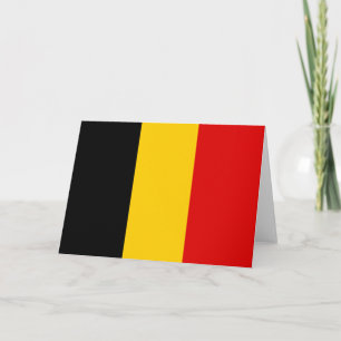 Belgien-Flagge Dankeskarte