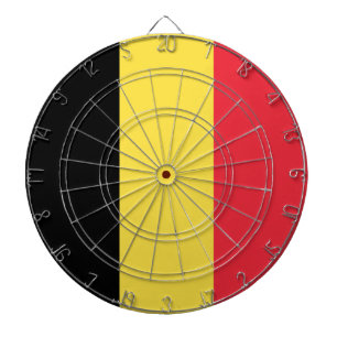 Belgien-Flagge Dartscheibe