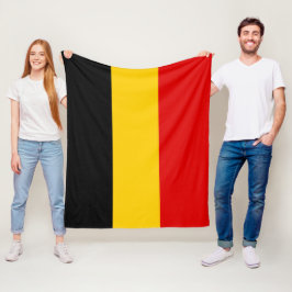 Belgien-Flagge Fleecedecke