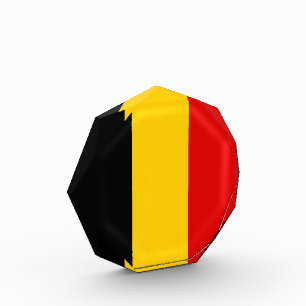 Belgien-Flagge Fotoblock