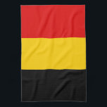Belgien-Flagge Geschirrtuch<br><div class="desc">Ein ideales Geschenk für alle,  die Patrioten ihres Landes sind!</div>