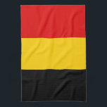 Belgien-Flagge Geschirrtuch<br><div class="desc">Ein ideales Geschenk für alle,  die Patrioten ihres Landes sind!</div>