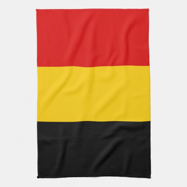 Belgien-Flagge Geschirrtuch (Vertikal)