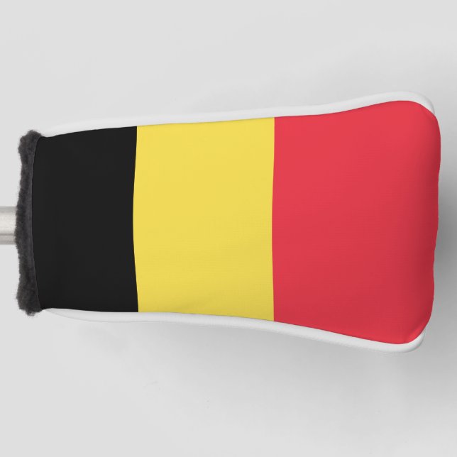 Belgien-Flagge Golf Headcover (Vorderseite)