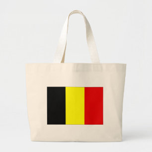 Belgien-Flagge Jumbo Stoffbeutel