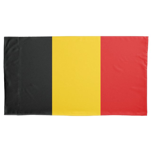 Belgien-Flagge Kissenbezug (Vorderseite)