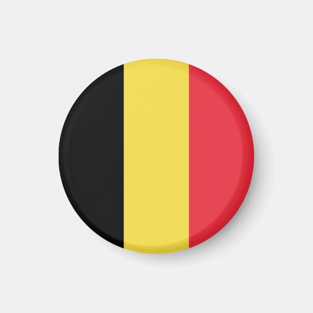 Belgien-Flagge Magnet (Vorne)