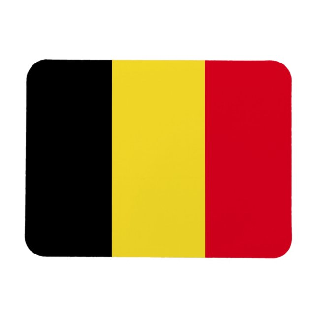 Belgien-Flagge Magnet (Horizontal)