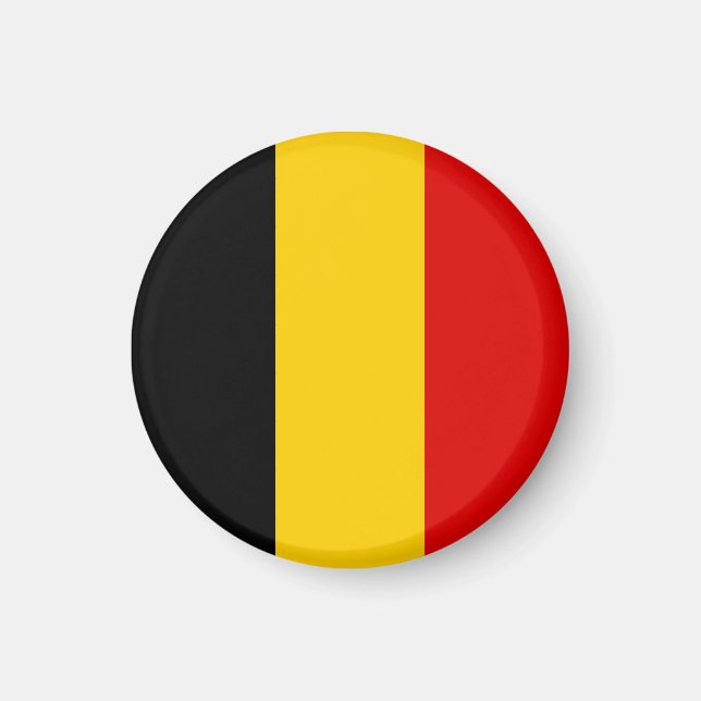 Belgien-Flagge Magnet (Vorne)