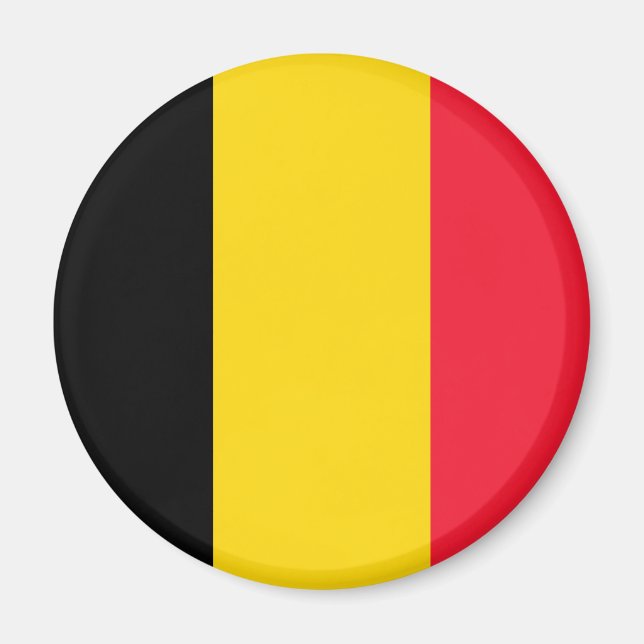 Belgien-Flagge Magnet (Vorne)